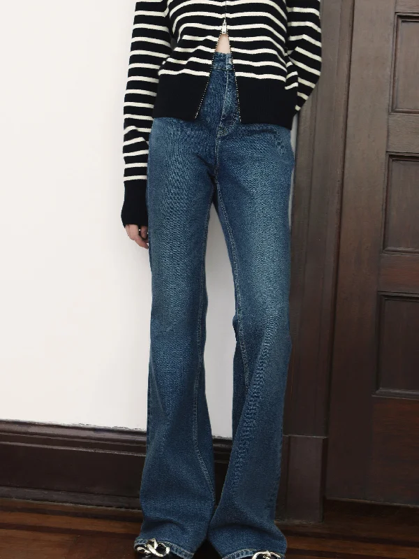 Men's Skinny Jeans with Stretch FabricHigh Waist Vintage Jeans