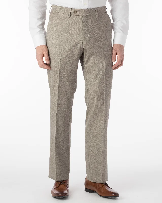 Men's Velcro-Closure Pants for ConvenienceBallin Pants - Houston Gabardine Loro Piana - Tan
