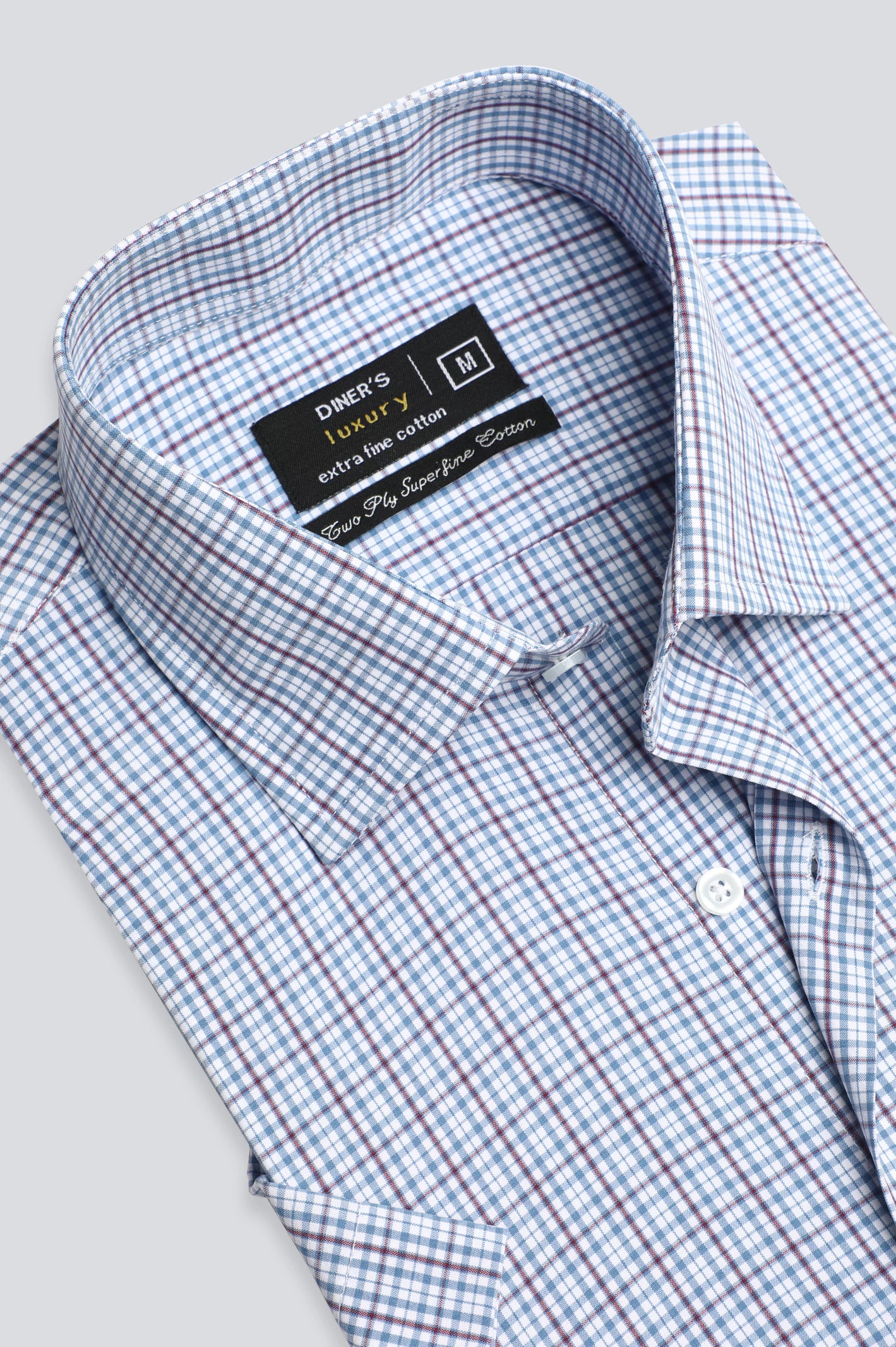 Multicolor Tattersall Check Formal Shirt (Half Sleeves)