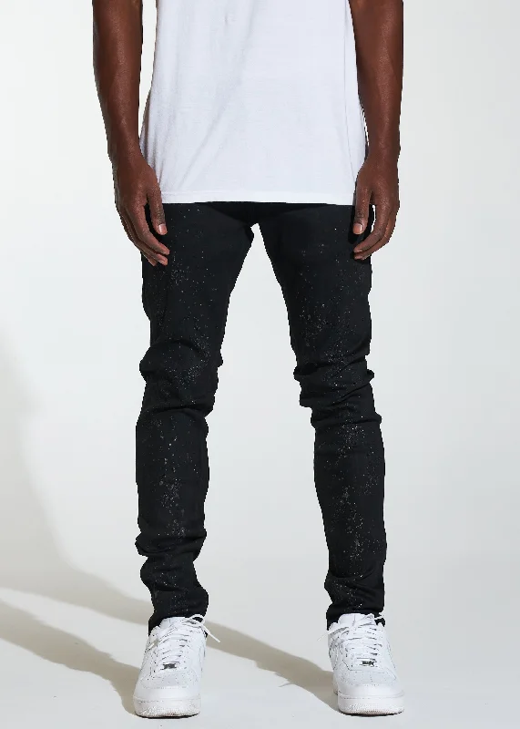 Comfortable Men's JeansAtlantic Denim (Black Paint)
