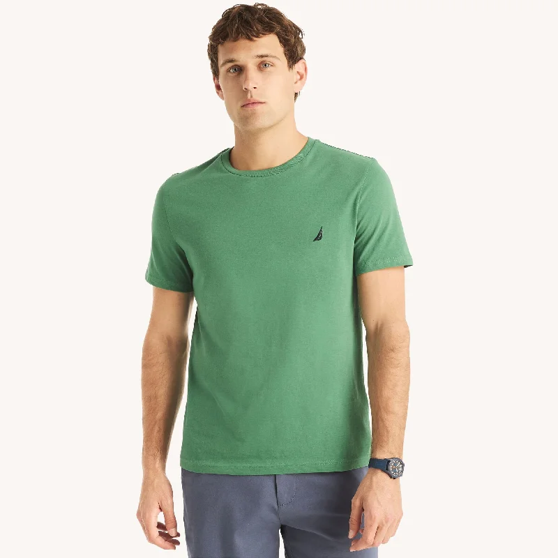 Lightweight Men's Linen ShirtsNautica Mens Solid Crewneck T-Shirt