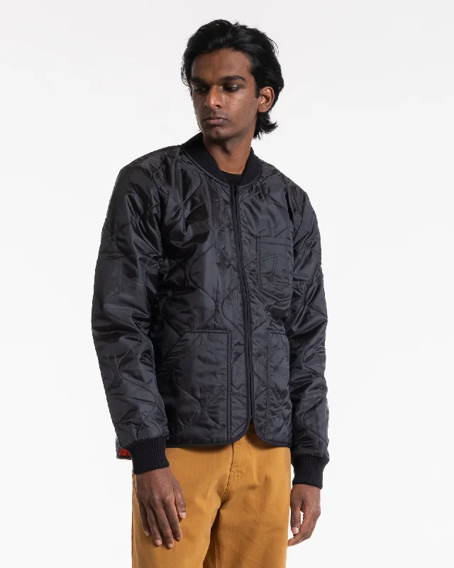 Practical Men's RaincoatsQN Type 2 Frostbite Quilted Nylon Black
