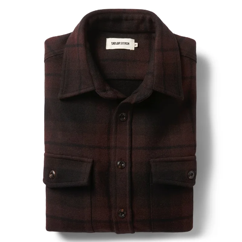 Casual Men's Bomber JacketsThe Maritime Shirt Jacket in Carson Plaid