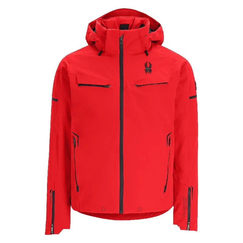 Men's Coats with Water-Repellent FabricMens Monterosa - Spyder Red