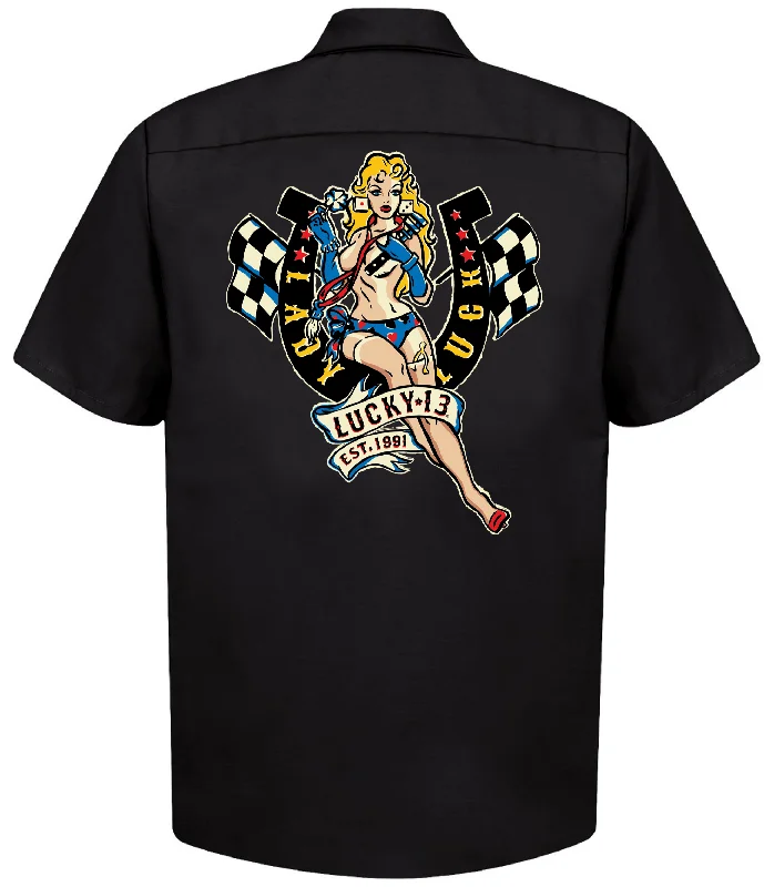 Men's Insulated Shirts for Cold WeatherThe LADY LUCK Work Shirt