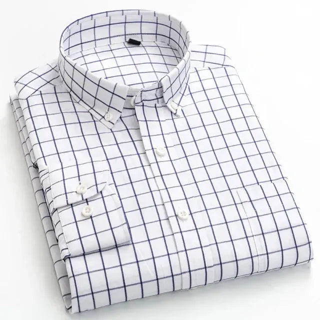 Men's Vintage T-Shirts for a Retro VibeMen's Casual Checked Shirt