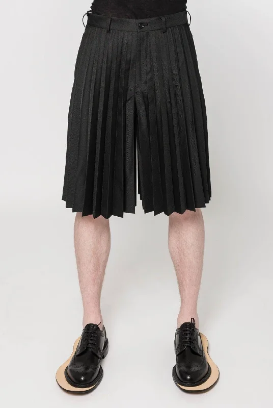 Men's Bike Shorts for CyclingComme des Garçons Homme Plus Pleated Gabardine Shorts