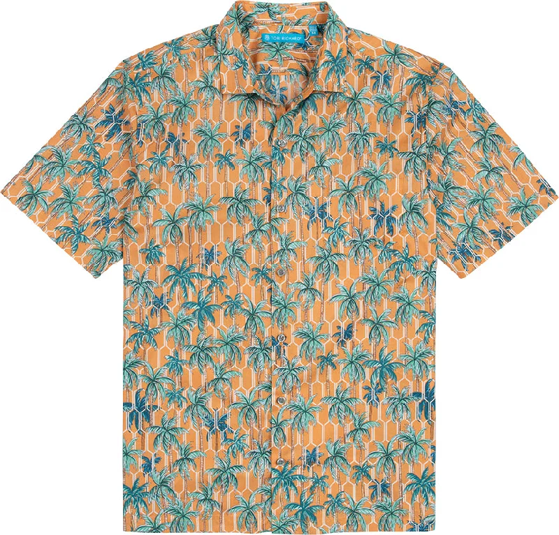 Men's Dressy Button-Down Shirts for Formal OccasionsTori Richard Ossipoff's Oasis Cotton Lawn Camp Shirt - Bisque Men's Dressy Button-Down Shirts for Formal OccasionsTori Richard Ossipoff's Oasis Cotton Lawn Camp Shirt - Bisque