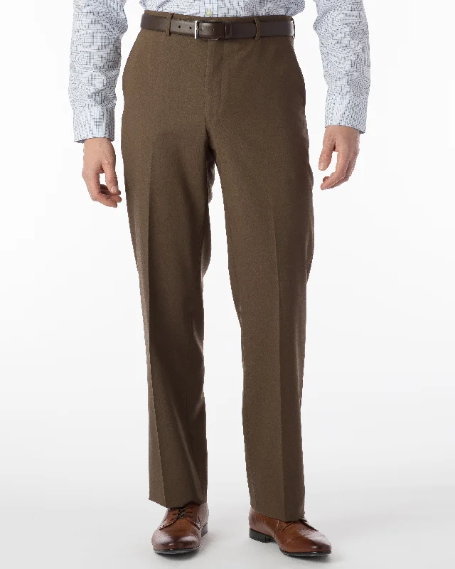 Men's Pants with Water-Resistant FabricBallin Pants - Dunhill Travel Twill - Saddle Men's Pants with Water-Resistant FabricBallin Pants - Dunhill Travel Twill - Saddle