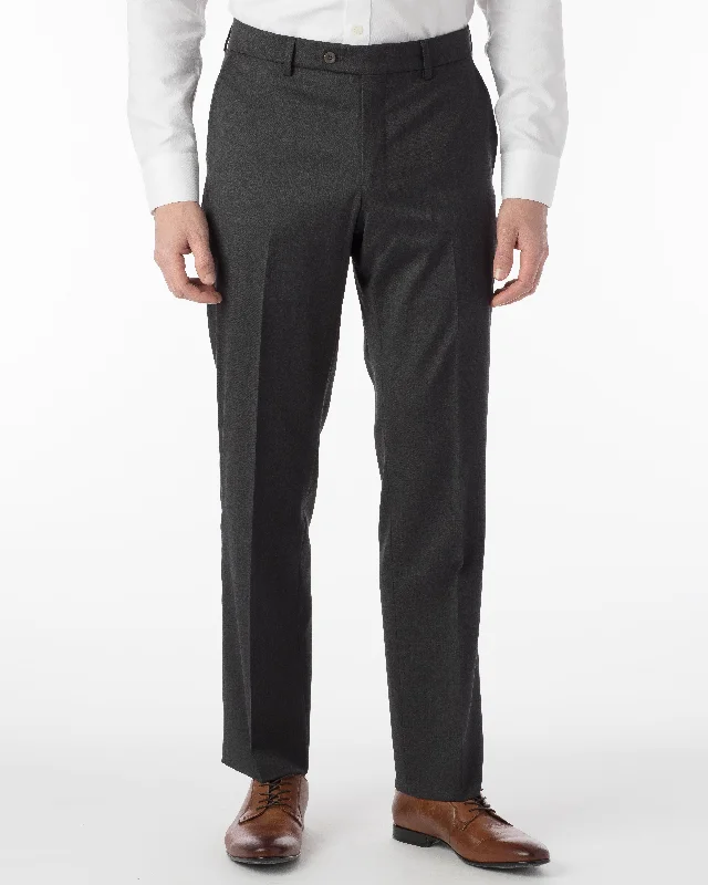 Lightweight Men's Linen PantsBallin Pants - Houston Gabardine Loro Piana - Charcoal