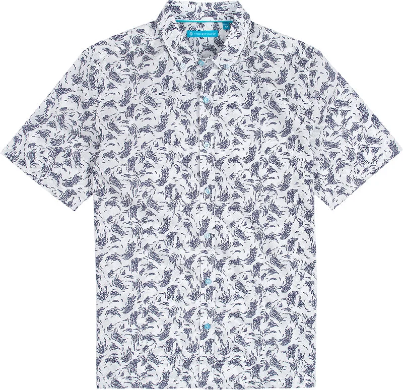 Men's Collared Shirts for Formal OccasionsTori Richard Open Enrollment Camp Shirt - White Men's Collared Shirts for Formal OccasionsTori Richard Open Enrollment Camp Shirt - White