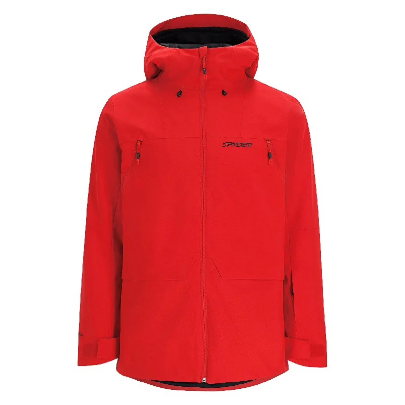 Men's Coats with PocketsMens Field - Spyder Red