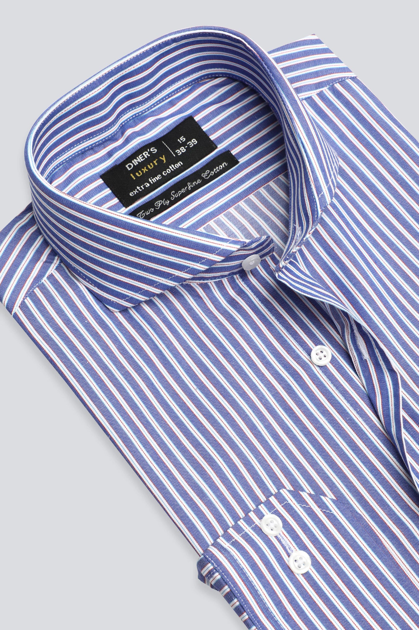 Blue Bengal Stripe Formal Shirt