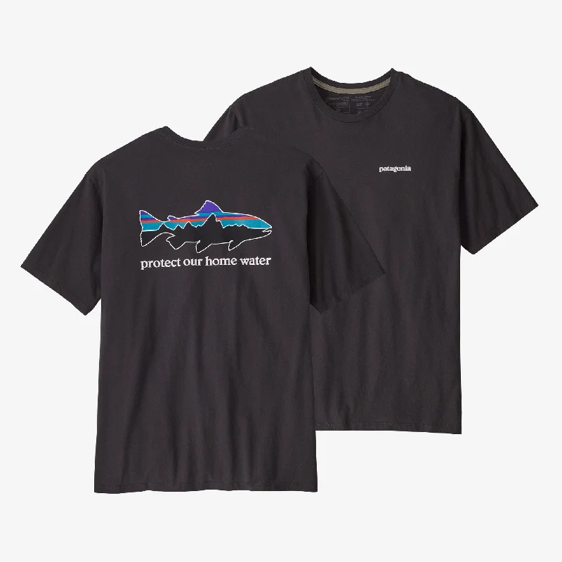Men's Shirts with CollarsMen's Home Water Trout Organic T-Shirt