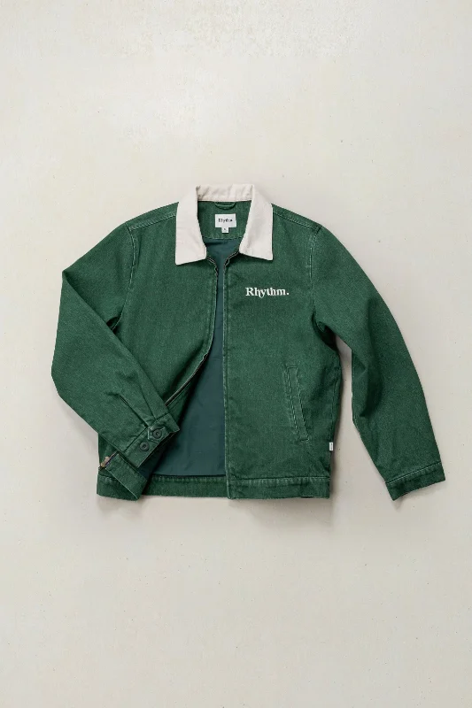 Men's Coats with Relaxed FitsTwo Tone Jacket Forest