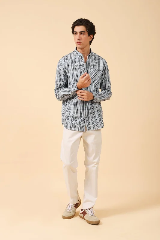 Men's Short-Sleeve Shirts for Warm WeatherBUTTON DOWN CHECK SHIRT