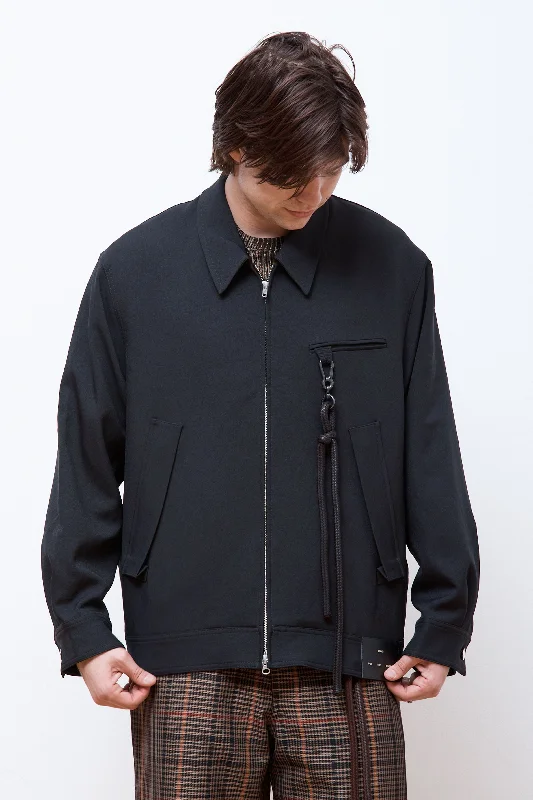 Men's Coats with PocketsCoach Jacket Black
