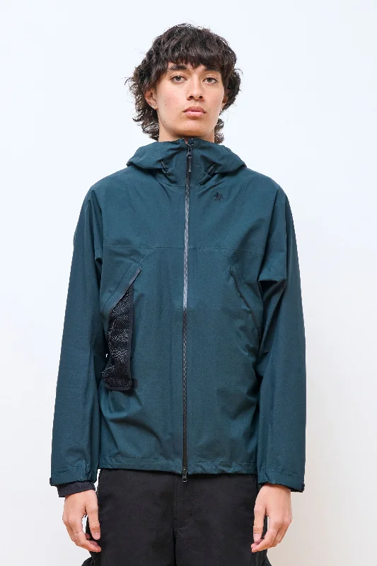 Men's Coats with Chest PocketsPertex Shieldair Mountaineering Jacket Deep Cypress