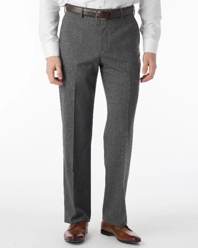 Men's Pants with Contrast Fabric PanelsBallin Pants - Dunhill Travel Twill - Mid Grey