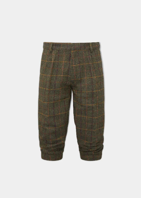 Men's Pants with Flap PocketsRutland Men's Tweed Shooting Breeks In Fern