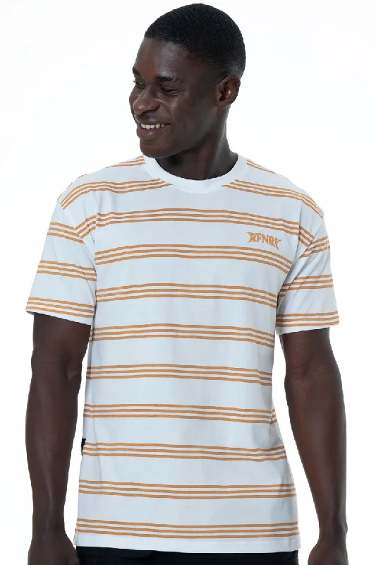 Men's Shirts with Custom MonogramsStripe T-Shirt _ 152136 _ Optic White