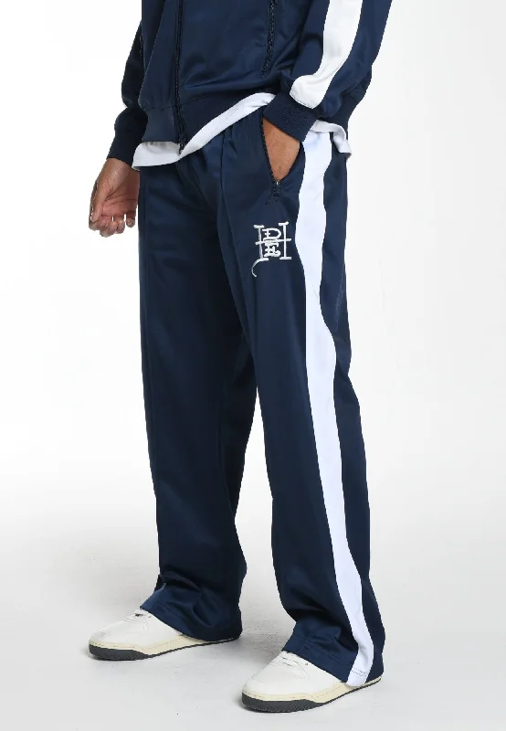 Men's Dress Pants for Special OccasionsMens Big Drag Tricot Tracksuit Joggers - Navy