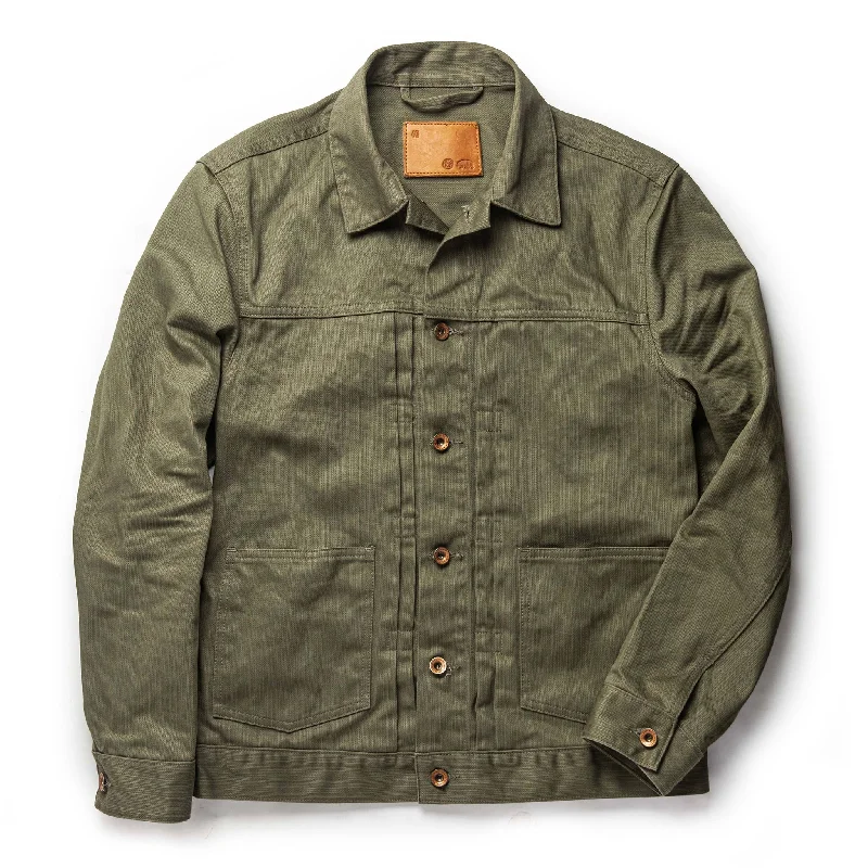 Lightweight Men's WindbreakersThe Ryder Jacket in Yoshiwa Mills Olive