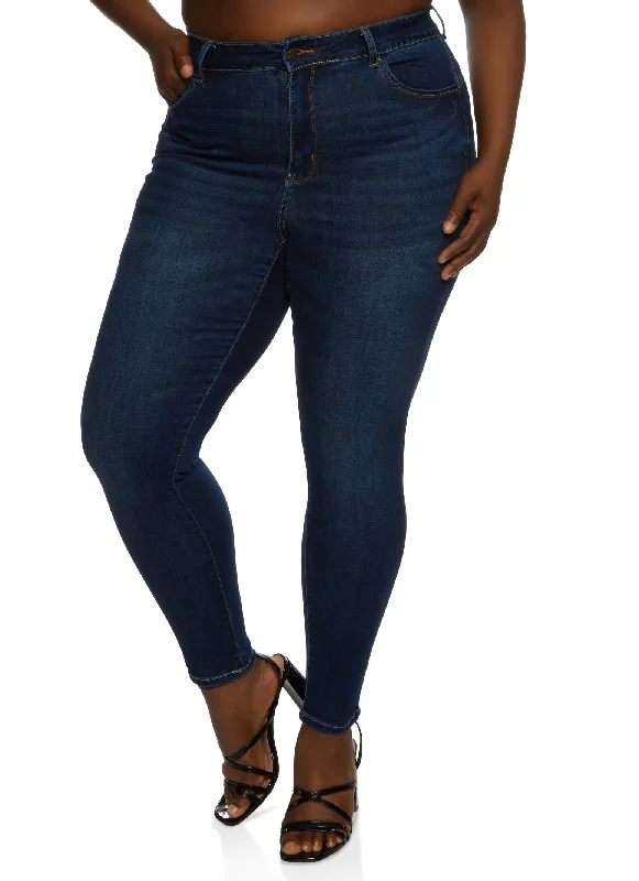 Baggy Cargo Men's JeansPlus Size WAX Push Up High Rise Skinny Jeans