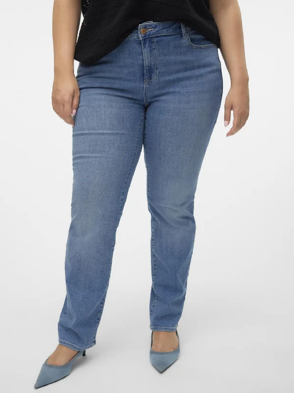 Best Fitting Men's JeansVero Moda Curve Flash Jeans In Mid Denim