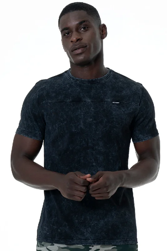 Men's Shirts with Wingtip CollarsDirty Dye T-Shirt _ 154708 _ Black