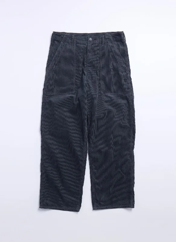 Men's Pants with Shallow Pockets14W Corduroy Wide Tapered Baker Pants