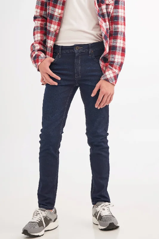 Men's Jeans in Different ColorsJeans ajusté bleu foncé - Ado garçon