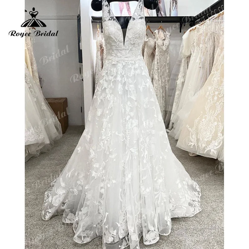 Roycebridal BRIDE,BRIDE EXPLORE All Wedding Dresses,BRIDE EXPLORE Custom Wedding Dresses ๐,BRIDE EXPLORE Plus SizeElegant A Line Tank Wedding Dress Deep V Neck Lace Appliques Sleeveless Open Back Wedding Gowns vestido de noiva pra Roycebridal Roycebridal BRIDE,BRIDE EXPLORE All Wedding Dresses,BRIDE EXPLORE Custom Wedding Dresses ๐,BRIDE EXPLORE Plus SizeElegant A Line Tank Wedding Dress Deep V Neck Lace Appliques Sleeveless Open Back Wedding Gowns vestido de noiva pra Roycebridal