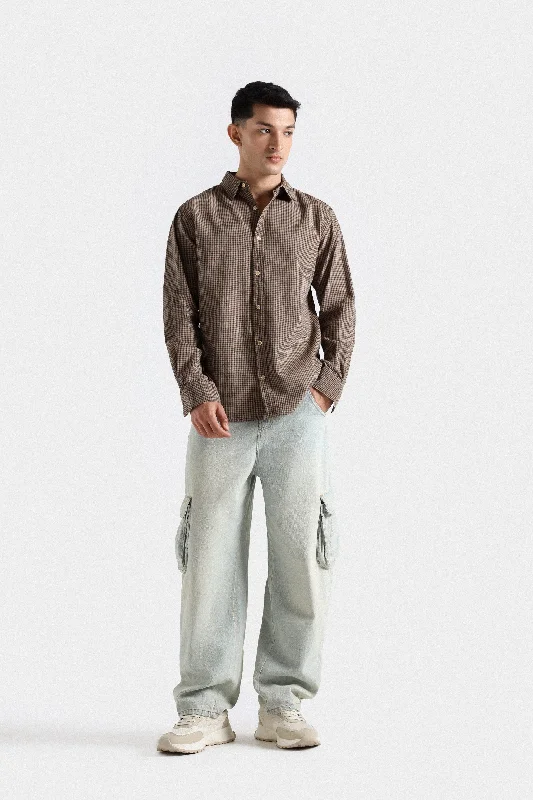 Men's Oxford Shirts for a Preppy StyleYarn Dyed Checkered Shirt