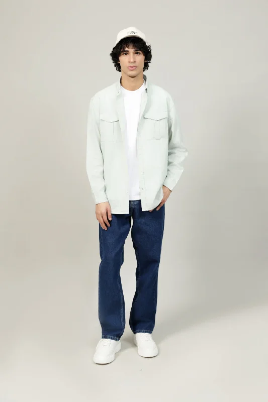 Men's Luxury Shirts for High-End FashionBAGGY FIT BUTTON DOWN SHIRT