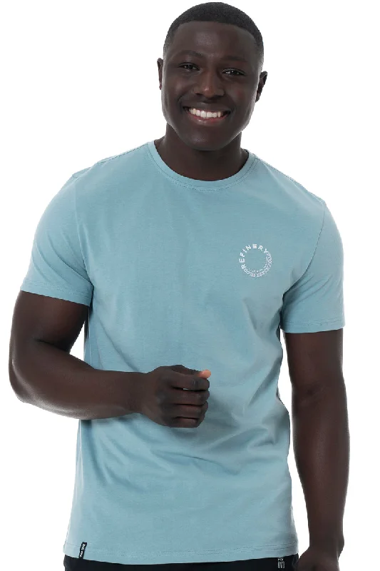 Men's Shirts with Pocket SquaresBranded T-Shirt _ 151839 _ Blue