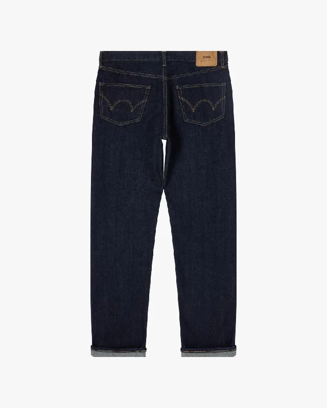 Premium Men's JeansEdwin Made In Japan Regular Straight Mens Jeans - 14oz Kurabo Recycled Red Selvage Denim / Blue Rinsed Premium Men's JeansEdwin Made In Japan Regular Straight Mens Jeans - 14oz Kurabo Recycled Red Selvage Denim / Blue Rinsed