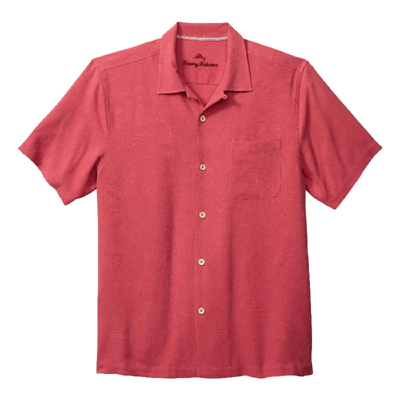 Men's Performance Fabric Shirts for All-Day ComfortTommy Bahama Tropic Isles Camp Shirt - New Red Sail Men's Performance Fabric Shirts for All-Day ComfortTommy Bahama Tropic Isles Camp Shirt - New Red Sail