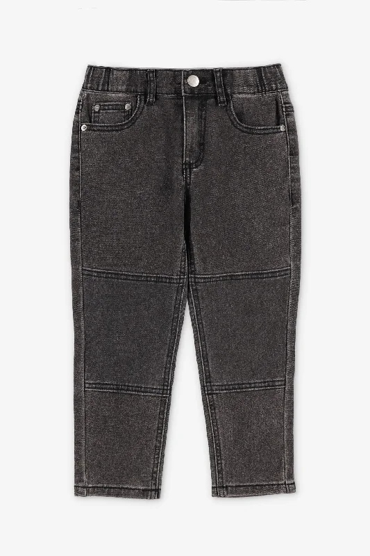 Dark Wash Men's JeansJeans coupe droite taille élastique - Enfant garçon