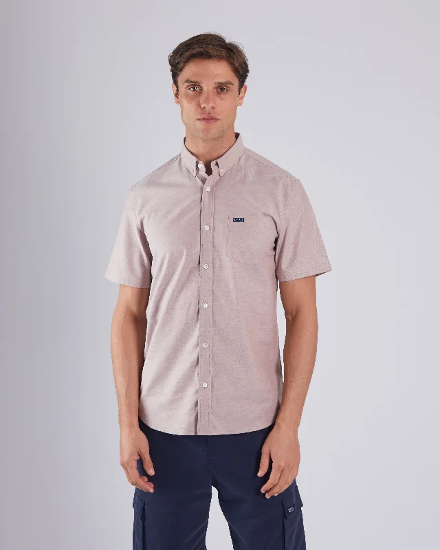 Men's Dressy Casual Shirts for Smart-Casual EventsRyan Oxford SS Shirt Warm Spice