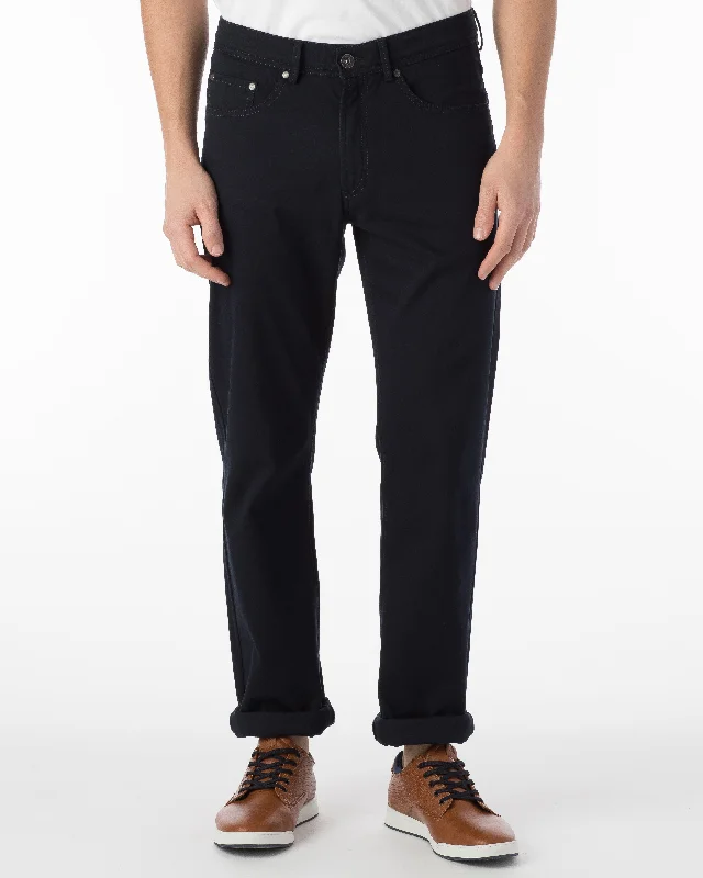 Men's Tapered Pants for a Slimming EffectBallin Pants - Crescent Pima Twill - Navy