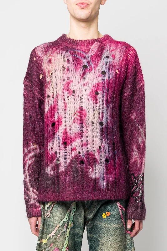 Men's Pants with Hidden PocketsAcne Studios Knit Sweater in Dark Purple