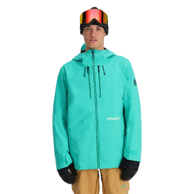 Stylish Men's Biker JacketsMens Jagged - Teal Green