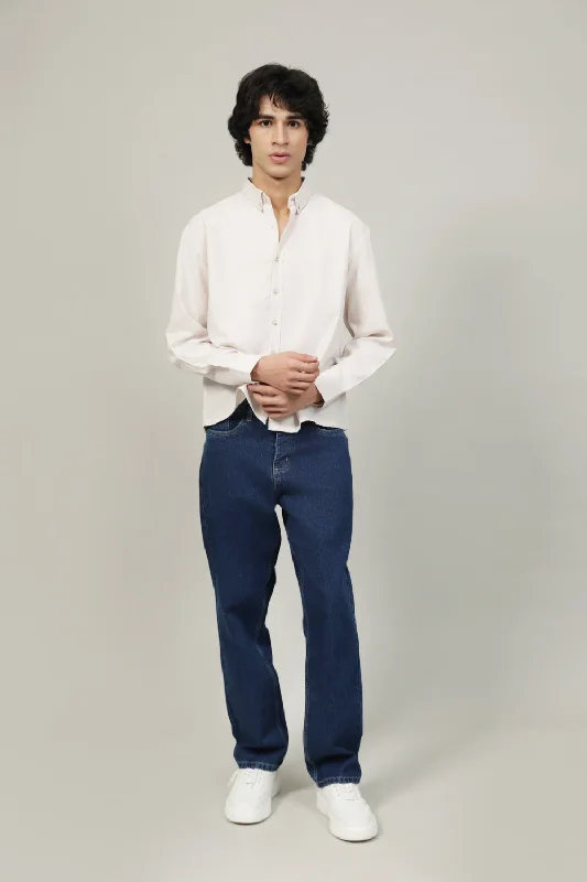 Men's Weekend Shirts for Leisurely OutingsBUTTON DOWN OXFORD BOXY FIT SHIRT