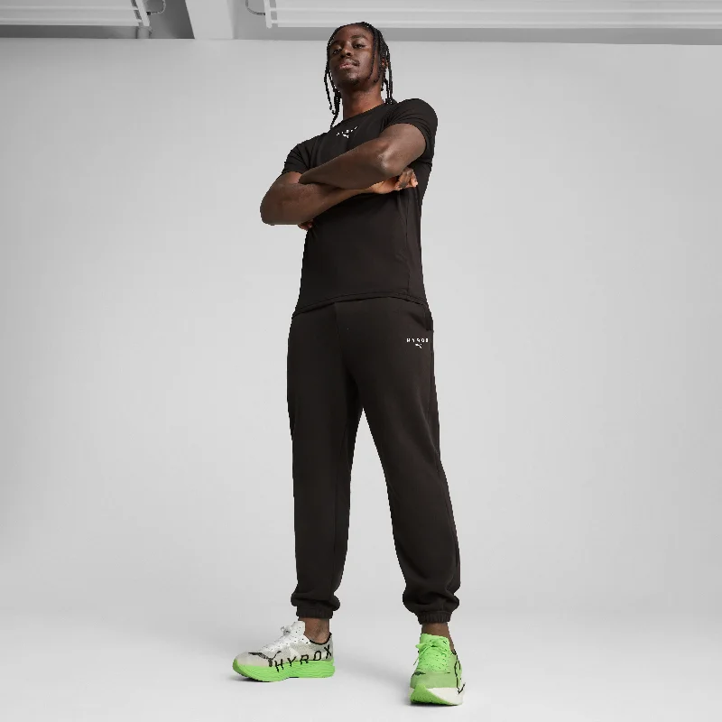 Men's Velcro-Closure Pants for ConvenienceUNISEX PUMA x HYROX FLEECE SWEATPANT