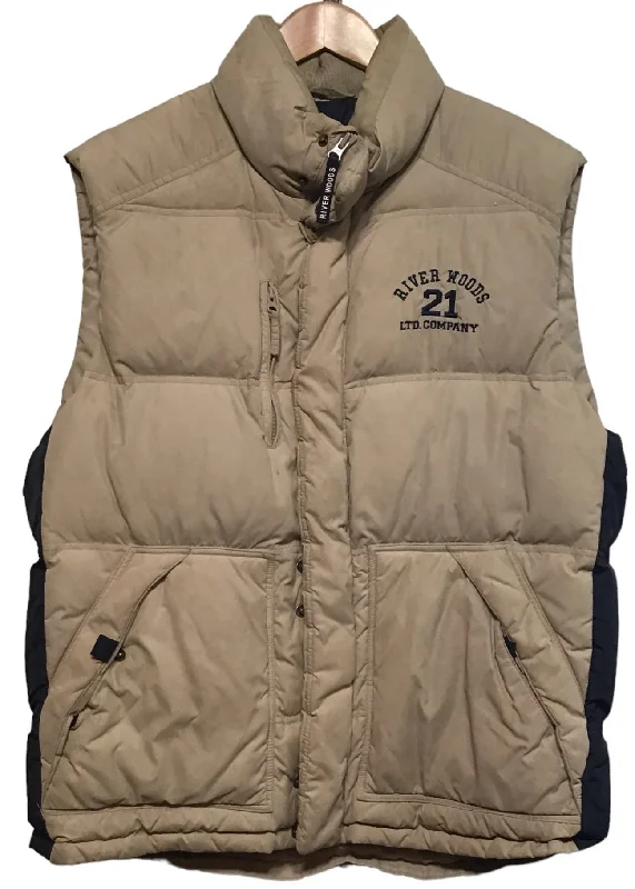 Elegant Men's Wool CoatsRiver Woods Padded Bodywarmer / Gilet (Size XL)
