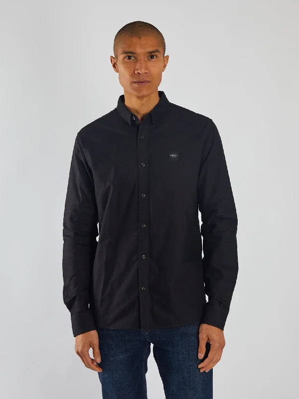 Men's Minimalist Shirts for a Clean LookTemple Shirt New Black