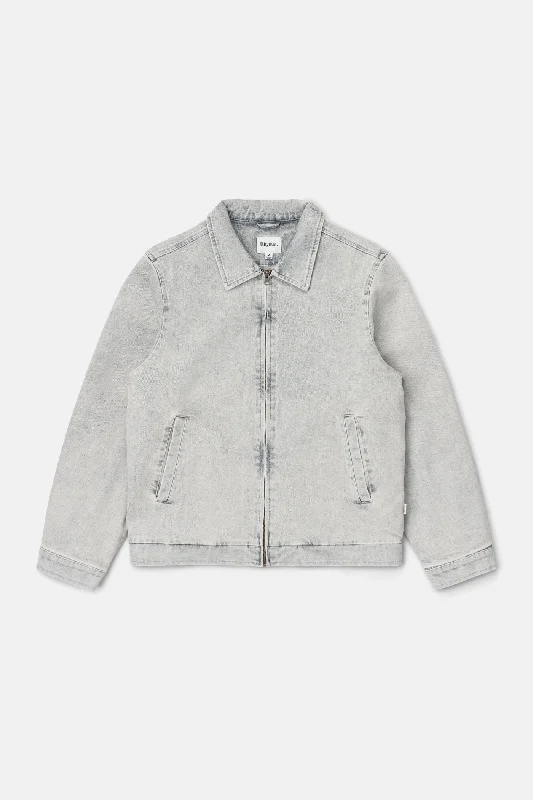 Men's Coats with Reflective StripesWash Out James Jacket Grey