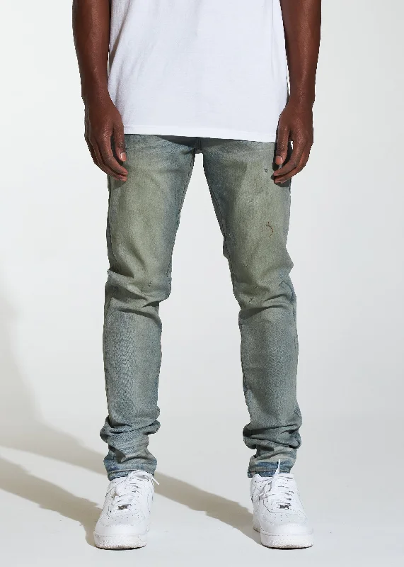 Comfort-Fit Men's JeansAtlantic Denim (Stone)