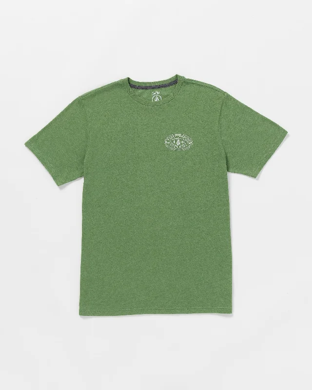 Baggy Cargo Men's JeansDuster Short Sleeve Tee - Ivy Heather